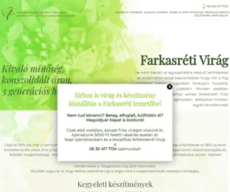 Farkasretivirag.hu(Farkasréti) Screenshot