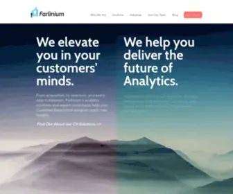 Farlinium.com(Expert Analytics and Customer Experience Consulting) Screenshot