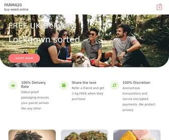 Farm-420.com(FARM420’s ethical approach to cannabis) Screenshot