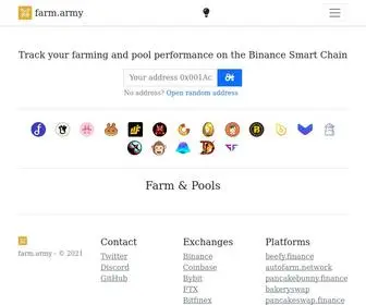Farm.army(Farm & Liquidity Pools) Screenshot