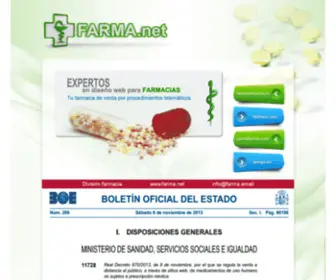 Farma.net(Dise駉 web) Screenshot