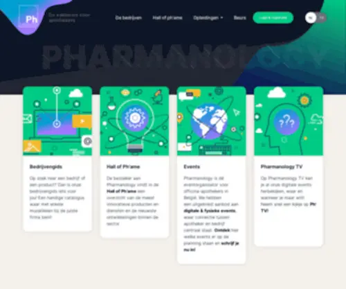 Farmabeurs.be(Pharmanology-platform) Screenshot
