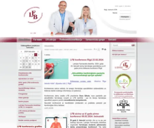 Farmaceitubiedriba.lv(Aktualitātes) Screenshot