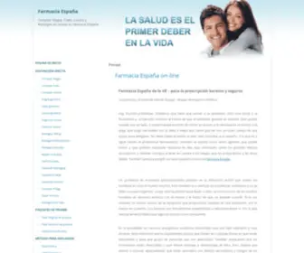 Farmacia-Espana.org(Farmacia España online) Screenshot