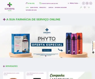 Farmacia-Servico.pt(Sofarma: A sua Farmácia de Serviço Online) Screenshot