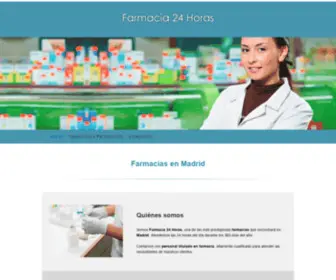 Farmacia24Hmadrid.net(Farmacias en Madrid con Farmacia 24 Horas) Screenshot