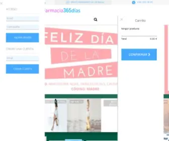 Farmacia365Dias.es(Farmacia online y parafarmacia de confianza) Screenshot