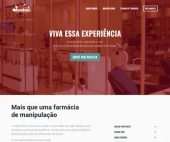 Farmaciacarpediem.com.br(Farmácia de Manipulação em Vitória) Screenshot