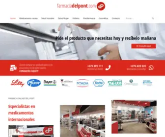 Farmaciadelpont.com(Andorra online farmacia) Screenshot