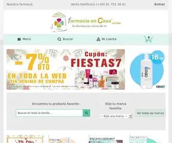 Farmaciaencasaonline.es(Farmacia en Casa Online) Screenshot