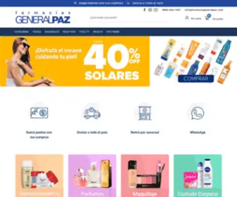 Farmaciageneralpaz.com(Farmacias General Paz) Screenshot