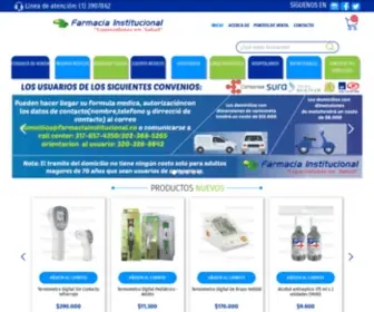 Farmaciainstitucional.com(FARMACIA INSTITUCIONAL) Screenshot