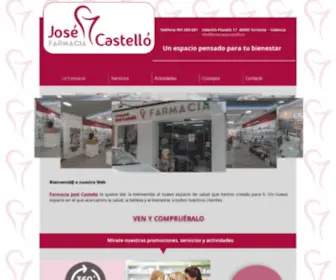 Farmaciajosecastello.es(Farmacia José Castelló) Screenshot