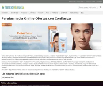 Farmacialanucia.es(Parafarmacia Online) Screenshot