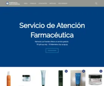 Farmacialasfuentes.com(Farmacia Las Fuentes) Screenshot