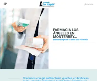 Farmacialosangeles.mx(Farmacia en Monterrey) Screenshot