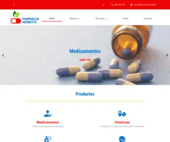 Farmaciamoretti.pe(Otro sitio realizado con WordPress) Screenshot