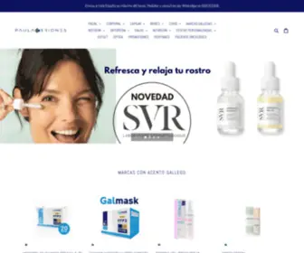 Farmaciapaulabriones.es(Farmacia Paula Briones en A Coruña) Screenshot