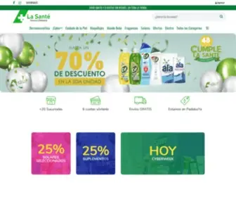 Farmaciaslasante.com.ar(Farmacias) Screenshot