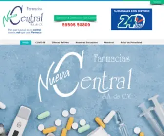 Farmaciasnuevacentral.com(Farmacias Nueva Central) Screenshot