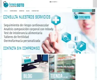 Farmaciasoto.es(Farmacia Soto) Screenshot