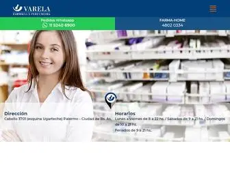 Farmaciavarela.com.ar(Farmacia Varela) Screenshot