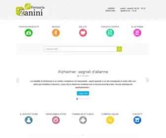Farmaciazanini.it(Farmacia Zanini) Screenshot