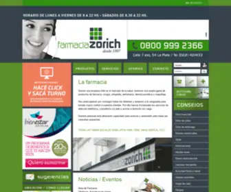 Farmaciazorich.com.ar(Farmacia Zorich) Screenshot