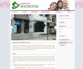 Farmaciilemyosotis.ro(Farmaciile Myosotis) Screenshot
