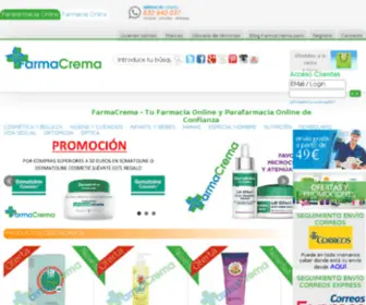 Farmacrema.com Screenshot