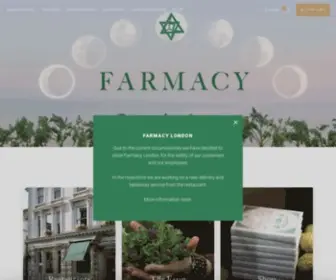 Farmacylondon.com(Farmacy) Screenshot