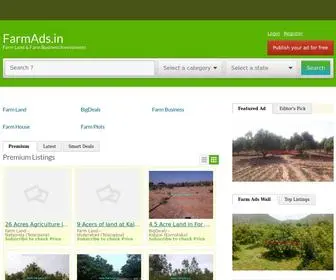 Farmads.in(Farm Land & Farm Business Investments) Screenshot