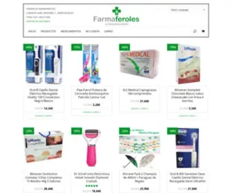 Farmaferoles.com(Farmacia online. C/Bartolomé Ordoñez 1. 09006 Burgos. Horario: L) Screenshot