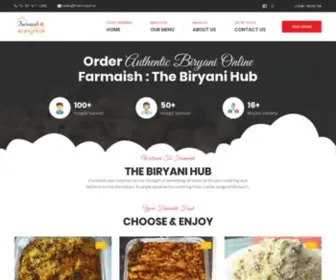 Farmaish.in(The Biryani Hub) Screenshot