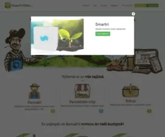 Farmanadlani.cz(Farma na dlani je mobilní a webová aplikace ke snadnému vyhledáné farmářů) Screenshot