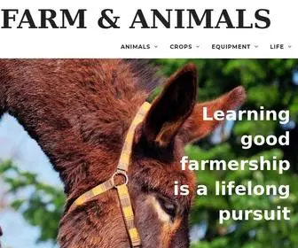 Farmandanimals.com(Farm & Animals is a farm life blog) Screenshot