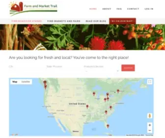 Farmandmarkettrail.com(Roadside Stand And Market Directory) Screenshot