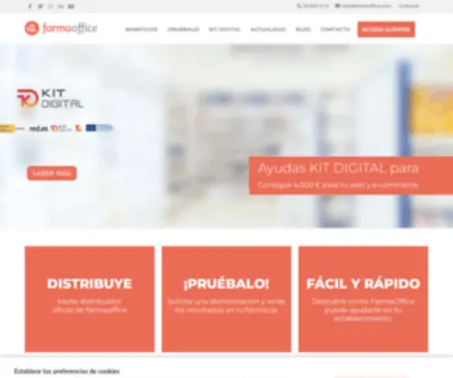 Farmaoffice.es(CRM fidelización clientes) Screenshot
