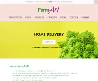 Farmartproduce.com(FarmArt) Screenshot