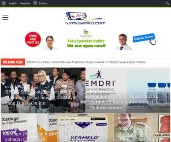Farmasetika.com(Info Farmasi Terkini Berbasis Ilmiah dan Praktis) Screenshot