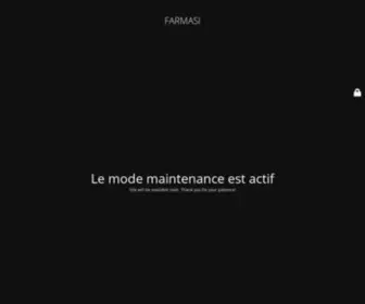 Farmasi.dz(Site is undergoing maintenance) Screenshot