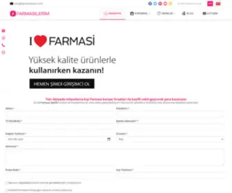 Farmasilerim.com(Farmasi Üyelik) Screenshot