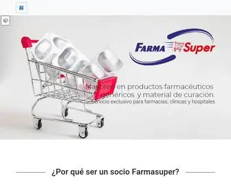 Farmasuper.com.mx(Distribuidor de medicamentos genéricos) Screenshot