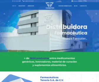 Farmater.com.mx(Distribuidora) Screenshot