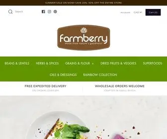 Farmberry.com(Simple Clean Superfoods) Screenshot