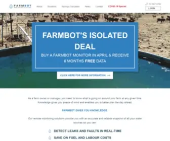Farmbot.com.au(Farmbot Monitoring Solutions) Screenshot