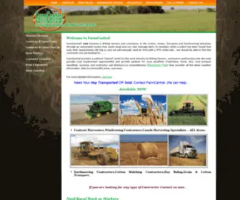 Farmcentral.com.au(Links Farmers and Contractors) Screenshot