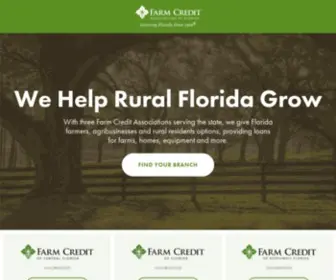 Farmcreditflorida.com(Growing Florida Since 1916) Screenshot