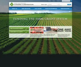 Farmcreditfunding.com(Federal Farm Credit Banks Funding Corporation) Screenshot