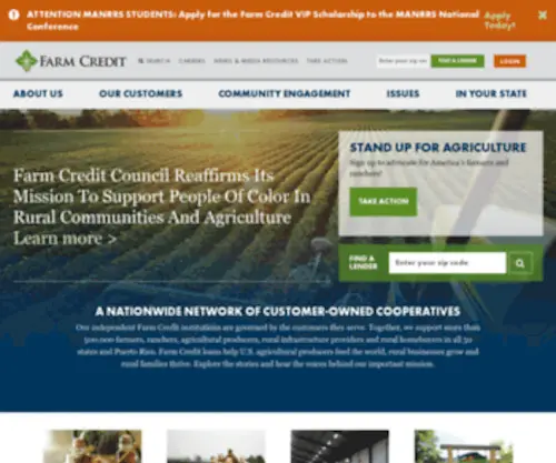 Farmcreditnetwork.com(Farm Credit) Screenshot
